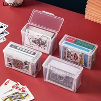 在飛比找蝦皮商城優惠-洛陽牡丹 撲克牌收納盒透明塑膠盒奧特曼遊戲卡證件卡片練習牌名