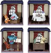 Reement Pokémon Midnight Mysterious House 2 1 Box, Approx. H 3.5 x W 5.5 x D 3.0 inches (90 x 140 x 75 mm), Made of PVC, ABS