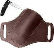 Pocket Knives Sheath | Knives Belt Sheath,Anti-Scratch Belt Sheath Pocket Organizer Wear-Resistant Faux Top Layer Cowhide for 5 in Knives