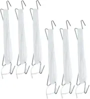 6 Pack Tomato Trellis Clips Garden Plant Vine Support Hooks Tomato Plant Cages for Cucumber Bean