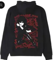 Siouxsie Sioux Zip Up Sweater Size Medium