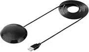 NULYLU Condenser Mic Recording Microphone for Video Conference Smart Chip Noise Reduction Live Streaming Mic Portable Lapel Microphone