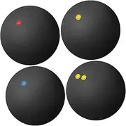 ARTSEWPLY 4pcs Squash High Bounce for Training for Racket Sports Design for Comprehensive Workout Skill Enhancement