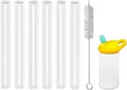 Replacement Straws Compatible with CamelBak Eddy+ 12oz Water Bottle (6 Packs)