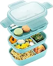1900ml Three Layers Lunch Bento Lunch Box Lunch Box for Adult and Kids Food Container Sealed Fruit Salad Box Microwave Oven Available