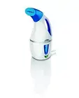 Handheld Travel Garment Steamer 1100W for Home & Travel White/Blue