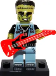 Genuine LEGO Collectible Minifigures Complete Set col14-12 MONSTER ROCKER *NEW*