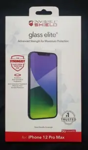 ZAGG Invisible Shield Glass Elite+ Screen Protector Apple iPhone 12 Pro Max 6.7"