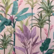 PAPER NAPKINS SERVIETTES PK20 PEACH COLOUR W GREEN AQUA & PURPLE PALM TREES 3PLY