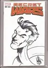 SECRET WARS #1 – SIGNED & REMARKED – KEN HAESER – W/DF COA – MAXI SERIES