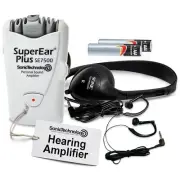 Plus Model SE7500 Personal Sound Amplification Product with Case, Headp