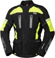 IXS Pacora-ST, textile jacket waterproof , color: Black/Neon-Yellow , size: 3XL
