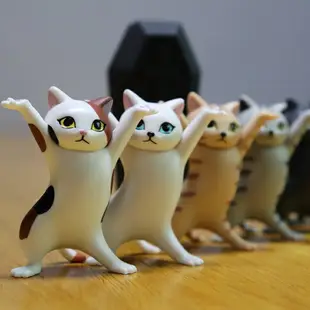 日本妖嬈貓咪桌面擺件抬棺貓筆架文具玩偶生日可愛禮物萬物皆可舉
