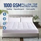 Quilted Cotton Mattress Protector Matress Topper Cover Fully Fitted Sheet Topper