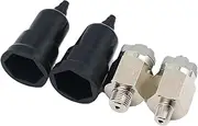 HAODEE 1/4 1/8 Micro Pressure Adjustable Diaphragm Hydraulic Switch QPM11-NC / QPM11-NO Pressure Switch Wire External Thread Nozzle (Size : OPM11-NO 1-8)