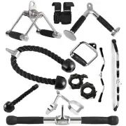 Tricep PullDown Rope Cable Attachment Lat Pull Down Tricep Stirrup Handle