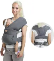CUBY Baby Easy Wrap Carrier Sling Soft Baby Carrier Infant Baby Sling Hands Free