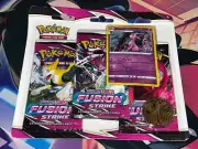 Pokemon FUSION STRIKE 3 Pack Blister (Espeon) Sword Shield Sealed Booster NEW