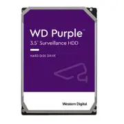 Western Digital WD Purple 6TB 3.5' Surveillance HDD 5400RPM 64MB SATA3 175MB/s 180TBW 24x7 64 Cameras AV NVR DVR 1.5mil MTBF
