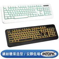 在飛比找PChome24h購物優惠-INTOPIC 廣鼎 USB糖果造型鍵盤(KBD-USB-6