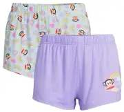 Official Paul Frank Women's Sleep Boxer Shorts, 2-Pack!