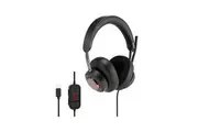 Kensington H2000 USB-C Over Ear Wired Headset Black