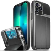 Apple iPhone 13 Pro Max (6.7"), Military Grade Drop Protection Flip Leather Case
