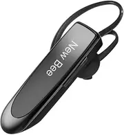 Bluetooth Headset Handsfree Wireless Bluetooth Earpiece New Bee Driving Earphone with Noise Cancelling Microphone 24 Hrs Talk Time Business In-Ear Headphones Earbuds for Apple iPhone X 8 7 6 6S, Samsung Galaxy, HTC, LG, SONY, PC, Laptop (Black) (Black)
