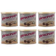 Pirucream Cream Filled Rolled Wafer. Chocolate and Hazelnut. 10.59 oz. Pack of 6