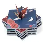 70pcs/Set Paper Crane Printed Paper Thousand Paper Crane Origami Children