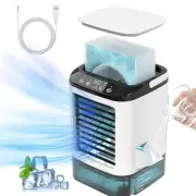 Portable Air Conditioners Fan 4-in-1 Mini Personal ac 900ML Tank Evaporative ...