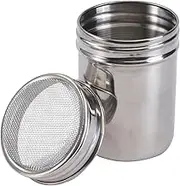 COLLBATH 2pcs Cocoa Powder Bottle Stainless Steel Jar Lid Coffee Flour Spice Storage Food Grade Lightweight Portable