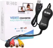 USB 2.0 Video Capture Card Device, VHS VCR TV to DVD Converter for Mac OS X PC