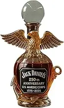 Eagle Whiskey Decanter, Eagle Shaped Whiskey Bottle, Animal Statue Bottle Decanter, Glass Design, 18x14x14cm, Detailed Statue, Easy to Clean, for Men Women