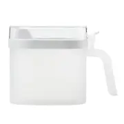 Plastic Oil Can Cooking Container with Strainer Bottle Syrup Dispenser