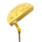 MUTSUMI HONMA MH-282M Putter Mallet Type Gold IP Model 33/ 34 inch From Japan