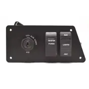 Ranger Boat Ignition Switch Panel 304954 | VS 6 3/8 x 3 Inch Black