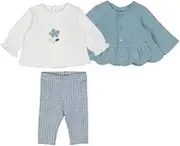 [Mayoral] BABY GIRLS 3 PIECE FLORAL PANT SET