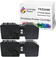 Cartridge Planet 2-Pack Black Non-Genuine Toner Cartridge for Kyocera TK-5244K TK5244K (4,000 Pages) for M5526CDN M5526CDW P5026CDN P5026CDW