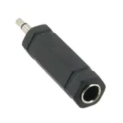 3.5mm Mono Male Jack to 6.35mm 1/4 inch Stereo Female Audio Adaptor Plug Hi-Fi