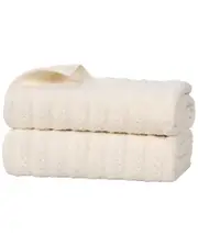 Superior Set of 2 Zuma Zero Twist Cotton Medium Weight Soft Absorbent Bath Sheets