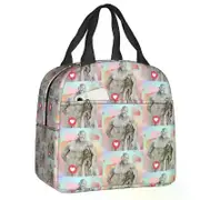 a1601 Funny Johnson Meme Insulated Lunch Bag The Rock DwayneLunch Tote Office Work School sz110