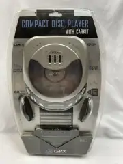 GPX C3935 Portable CD Player with 22-Track Program Mode and Car Kit NEW SEALED