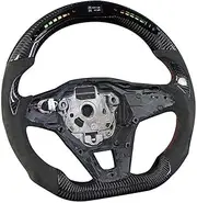 Car Carbon Fiber LED Display Steering Wheel Compatible For Golf Compatible For GTI MK8 Anti-slip Steering Wheel Assembly Car Accessories