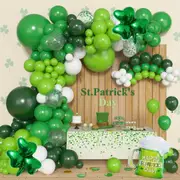 149Pcs St. Patrick'S Day Balloon Arch Kit Clover And Green Beer Balloons Birthday Decorations For St. Patrick'S Day Parties