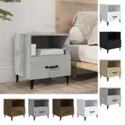 Bedside Tables Drawers Side Tables Nightstand Storage Cabinet 1/2x vidaXL