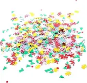 KOMBIUDA Fashion Sequin Christmas Sprinkles Party Layout Decorations Festive Atmosphere