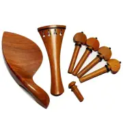 Violin Pernambuco Fitting Tailpiece Chinrest Pegs Endpin New 04#