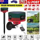 Solar Power Motion Sensor 2 Mode Sound Light Alarm Dog Barking Gunshots Repeller