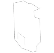 OEM NEW 18-20 GM Chevrolet Equinox Front Compartment Side Rail Bracket 84752622